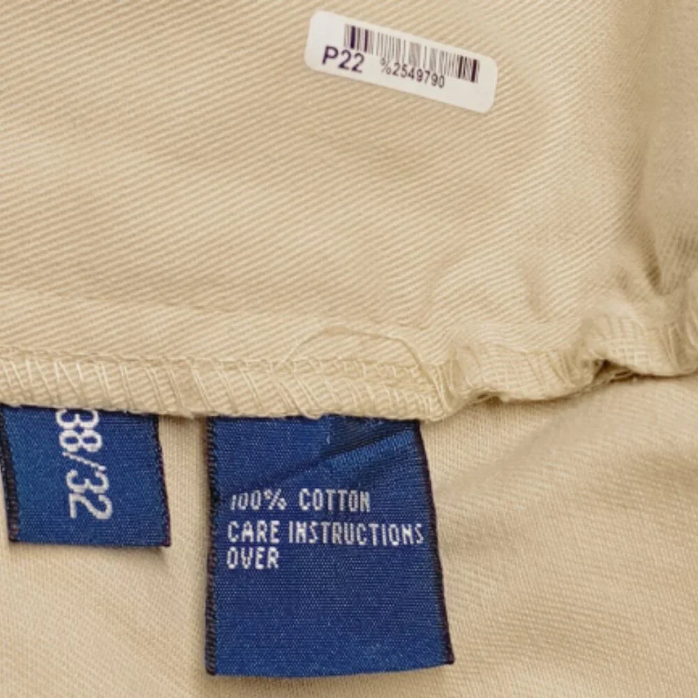 Polo Ralph Lauren Classic Chino Pants – Men’s Approx. 38×29 – Tan/Khaki